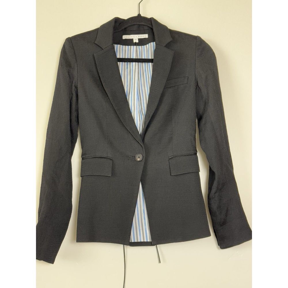 Veronica Beard | Bentley Dickey Jacket | Black Sz. 2 - Picture 4 of 13
